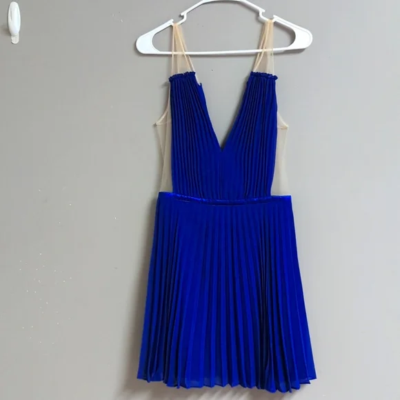 bebe royal blue dress Rebecca flower girl dress royal blue